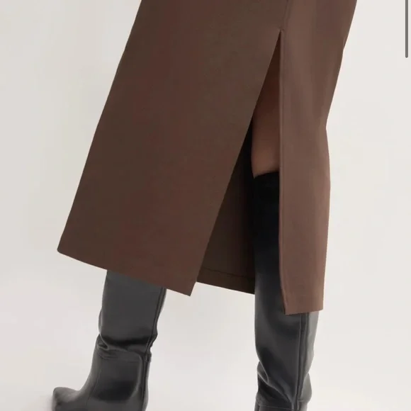 Everlane Chocolate Strapless Dress - Picture 3 of 4